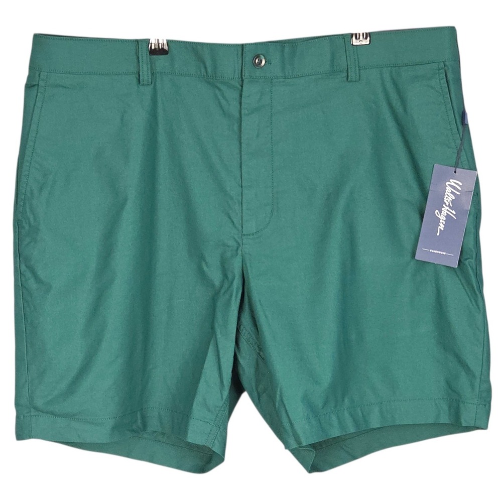 Walter Hagen Golf Shorts Mens Size 40 8" Inseam Green Chino Stretch Casual NWT